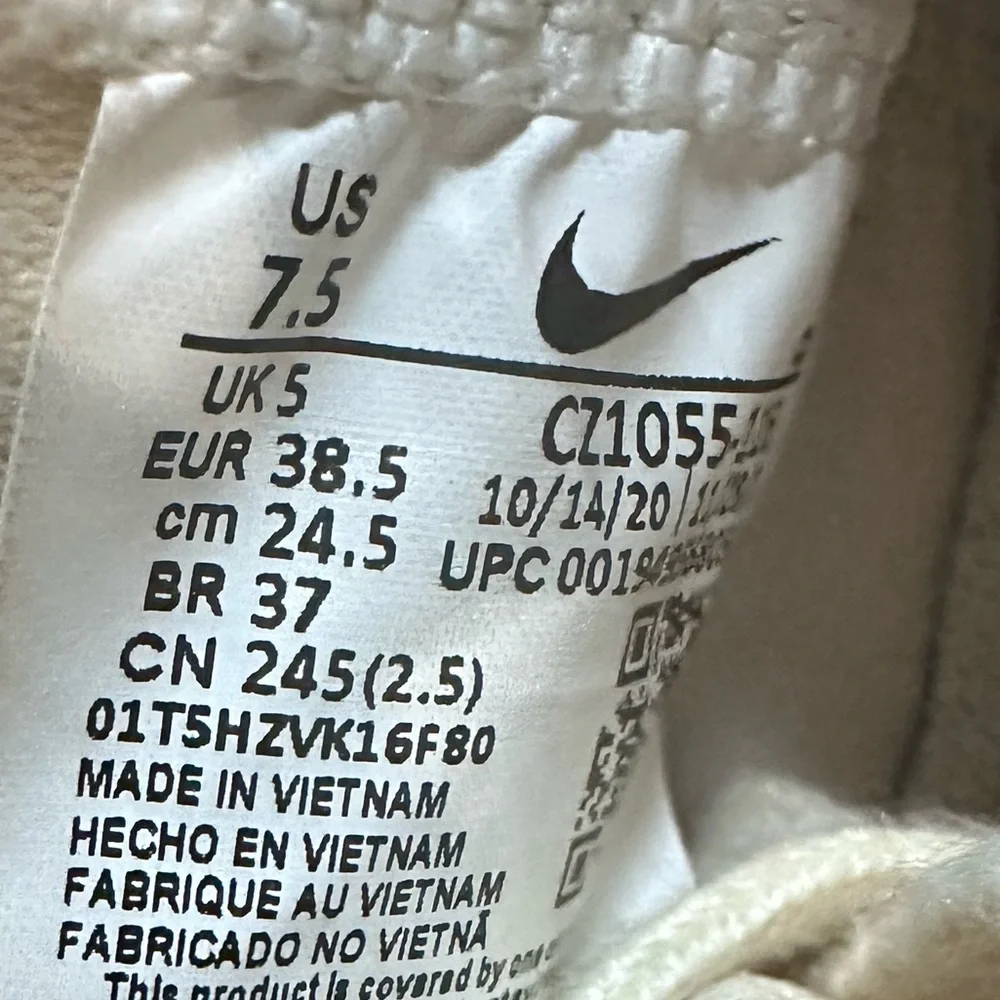 Nike Blazer with Cream Fabric